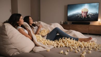 فیلم دیدن با پاپ کورن