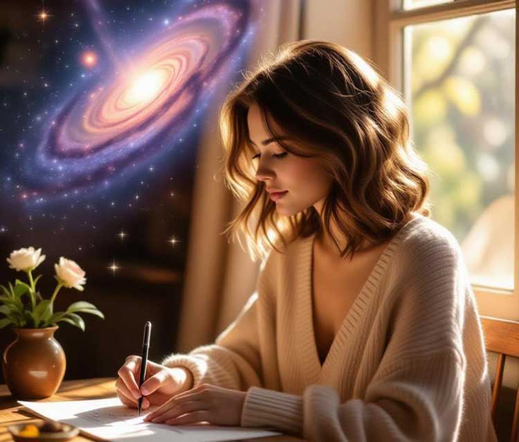 نوشتن خواستهها از کائنات